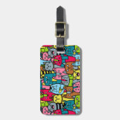 猫と子猫 ラゲッジタグ (正面縦)