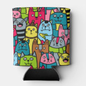 猫と子猫 缶クーラー (裏面)