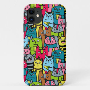 猫と子猫 iPhone 11 ケース