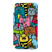 猫と子猫 INCIPIO iPhoneウォレットケース (フォリオ 正面)