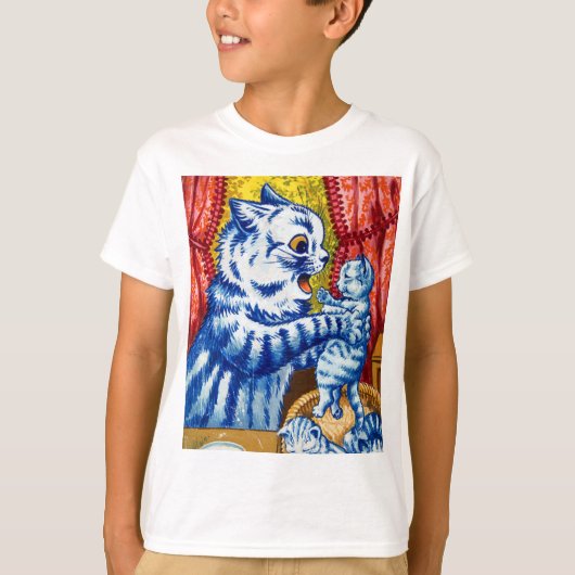 猫と子猫 Tシャツ (正面)