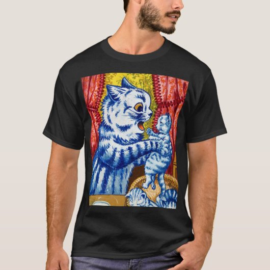 猫と子猫 Tシャツ (正面)