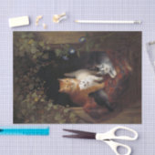 猫と子猫byヘンリエットロナーナイフ 薄葉紙 (クラフト)