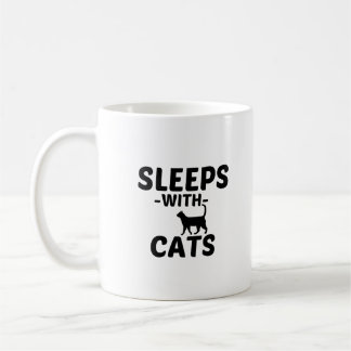 猫と寝る コーヒーマグカップ
