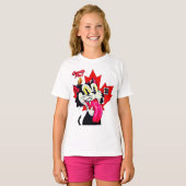 猫と小鳥のCANADAFIRST Tシャツ (正面フル)
