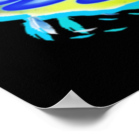 猫と戦う ポスター (角)