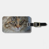 猫と旅行/ 猫好き   ラゲッジタグ (正面横)