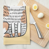 猫と暮らしてみると命が縮まる キッチンタオル (四つ折り)