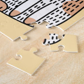 猫と暮らしてみると命が縮まる ジグソーパズル (側面)