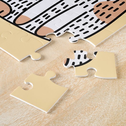 猫と暮らしてみると命が縮まる ジグソーパズル (側面)