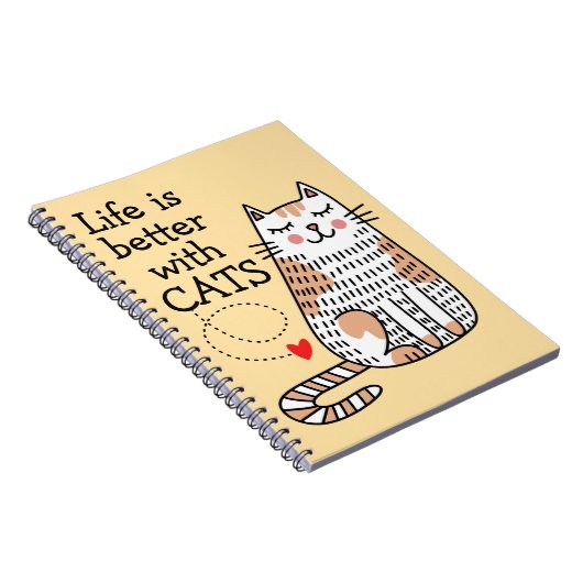 猫と暮らしてみると命が縮まる ノートブック (右側)