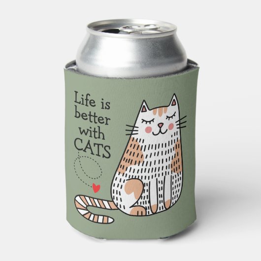 猫と暮らしてみると命が縮まる 缶クーラー (缶正面)