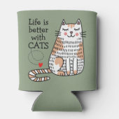 猫と暮らしてみると命が縮まる 缶クーラー (裏面)