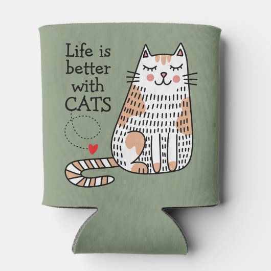 猫と暮らしてみると命が縮まる 缶クーラー (裏面)