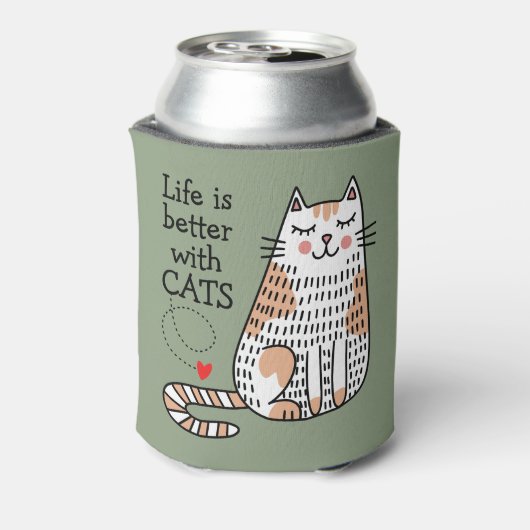 猫と暮らしてみると命が縮まる 缶クーラー (缶裏面)