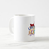 猫と暮らすには猫が一番だ コーヒーマグカップ (正面左)