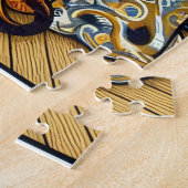 猫と暮らすウィーンのセセッション、ハンヌカ ジグソーパズル (側面)