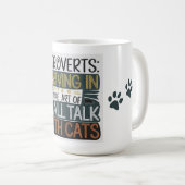 猫と暮らす内向性 コーヒーマグカップ (正面右)