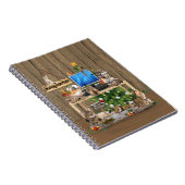 猫と暮らす家でクリスマスに働く ノートブック (右側)