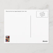 猫と暮らす日本の女性 – 歌川国芳 ポストカード (裏面)