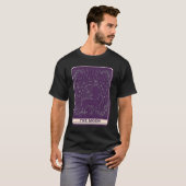 猫と月のタロットカード Tシャツ (正面フル)
