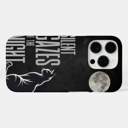 猫と月の美学iPhoneケース» Case-Mate iPhoneケース (裏面 (横))
