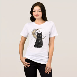 猫と月のTシャツ トライブレンドTシャツ