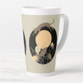 猫と月2 カフェラテマグ (右アングル)