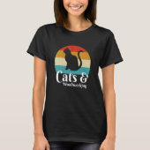 猫と木工 Tシャツ (正面)