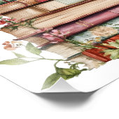 猫と本が大好きです フォトプリント            (角)