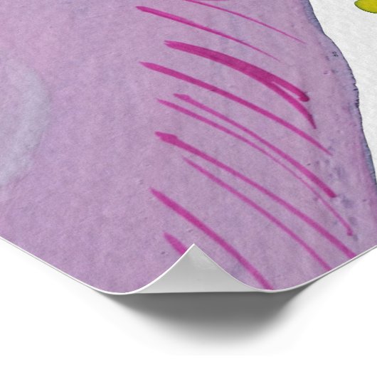 猫と枝最高ののパパ ポスター (角)