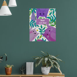 猫と枝最高ののパパ ポスター