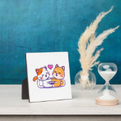 猫と柴犬 フォトプラーク (インサイチュ)