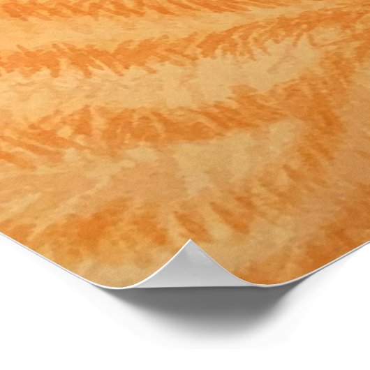 猫と格子柄 ポスター (角)