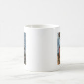 猫と植木鉢 コーヒーマグカップ (中央)