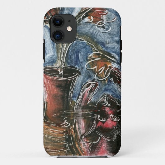 猫と植木鉢 Case-Mate iPhoneケース (裏面)