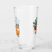 猫と植物 タンブラーグラス (左)