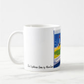 猫と灯台のマグ コーヒーマグカップ (左)