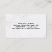 猫と犬が洗われる | トリマー 名刺 (裏面)