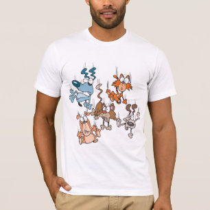 猫と犬が降る おかしいペット 嵐 Tシャツ