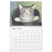 猫と犬のカレンダー カレンダー (2月 2027)