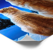 猫と犬のクリスマスの奇跡 ポスター (角)