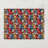 猫と犬のスクーター型 シーズンポストカード (正面)