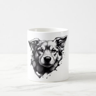 猫と犬のデザイナーコーヒーマグ コーヒーマグカップ