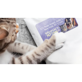 猫と犬のペットケアグルーミング居酒屋 ラベル