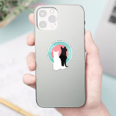猫と犬のモバイルペットグルーミング シール (スマートフォン)