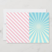 猫と犬の関節パーティの招待状 招待状 (裏面)