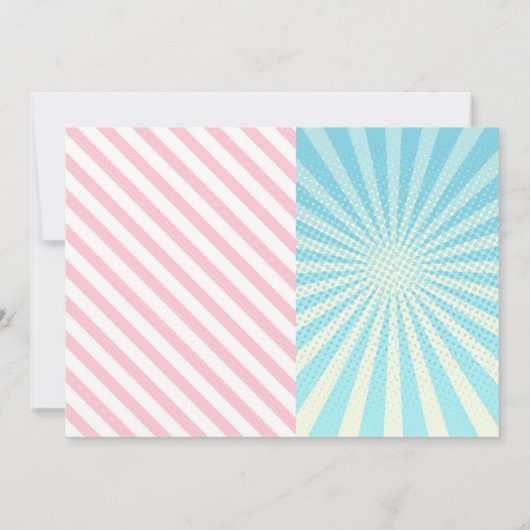 猫と犬の関節パーティの招待状 招待状 (裏面)