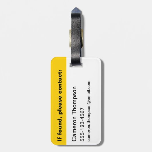 猫と犬は生き生きとしている! ラゲッジタグ (裏面縦)