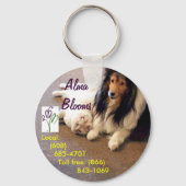 猫と犬 キーホルダー (正面)